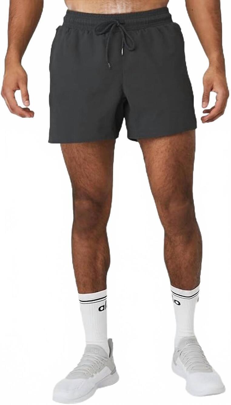 NEW ALO YOGA ripstop 7'' on-set short in anthracite